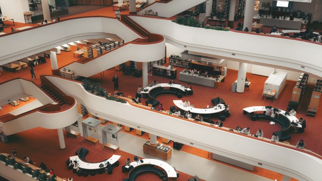Bibliothèque municipale, illustration pour Marne